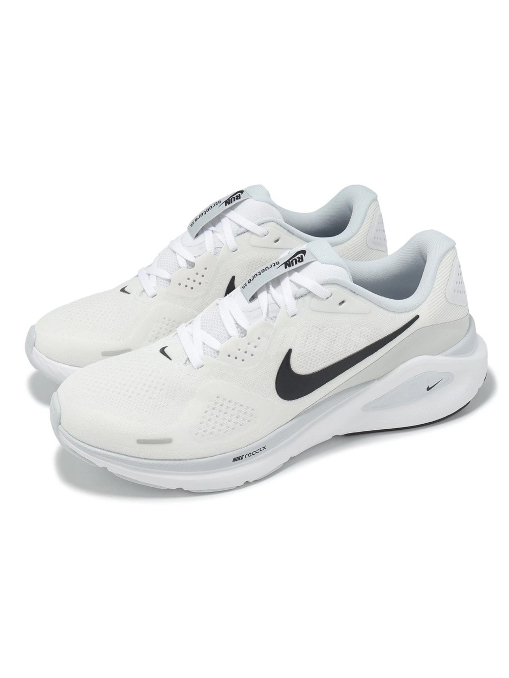 Nike Structure 26 White Black Men Runner Road Running Shoes HJ1102-100 size 12